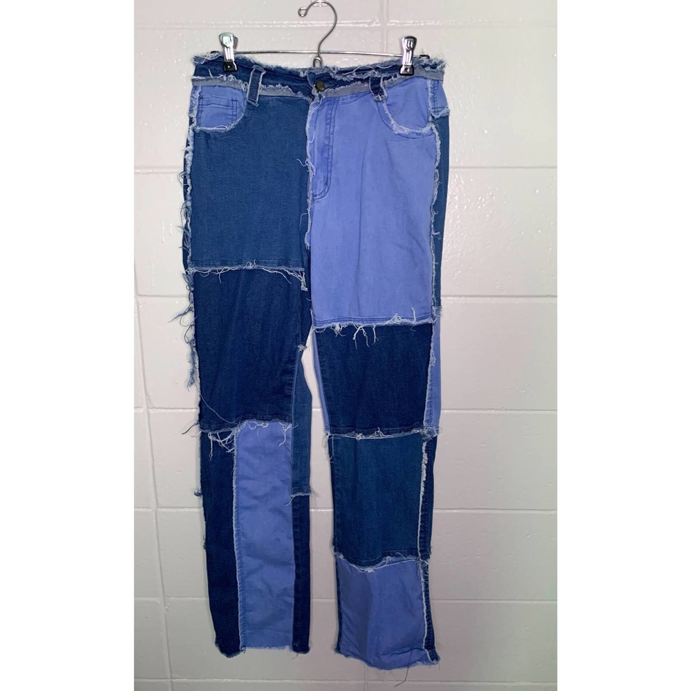 Women's Denim Patch Jeans